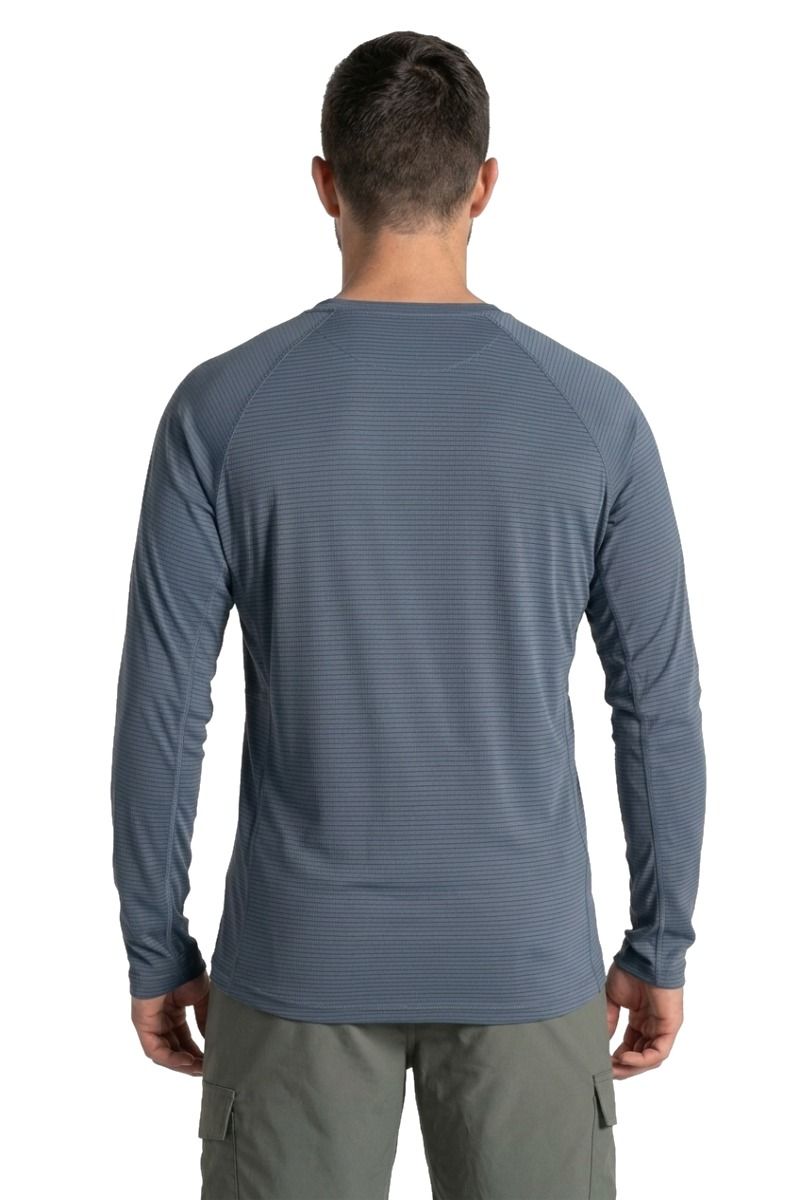 KOSZULA SOLARSHIELD LONG SLEEVED-DARK PEWTER