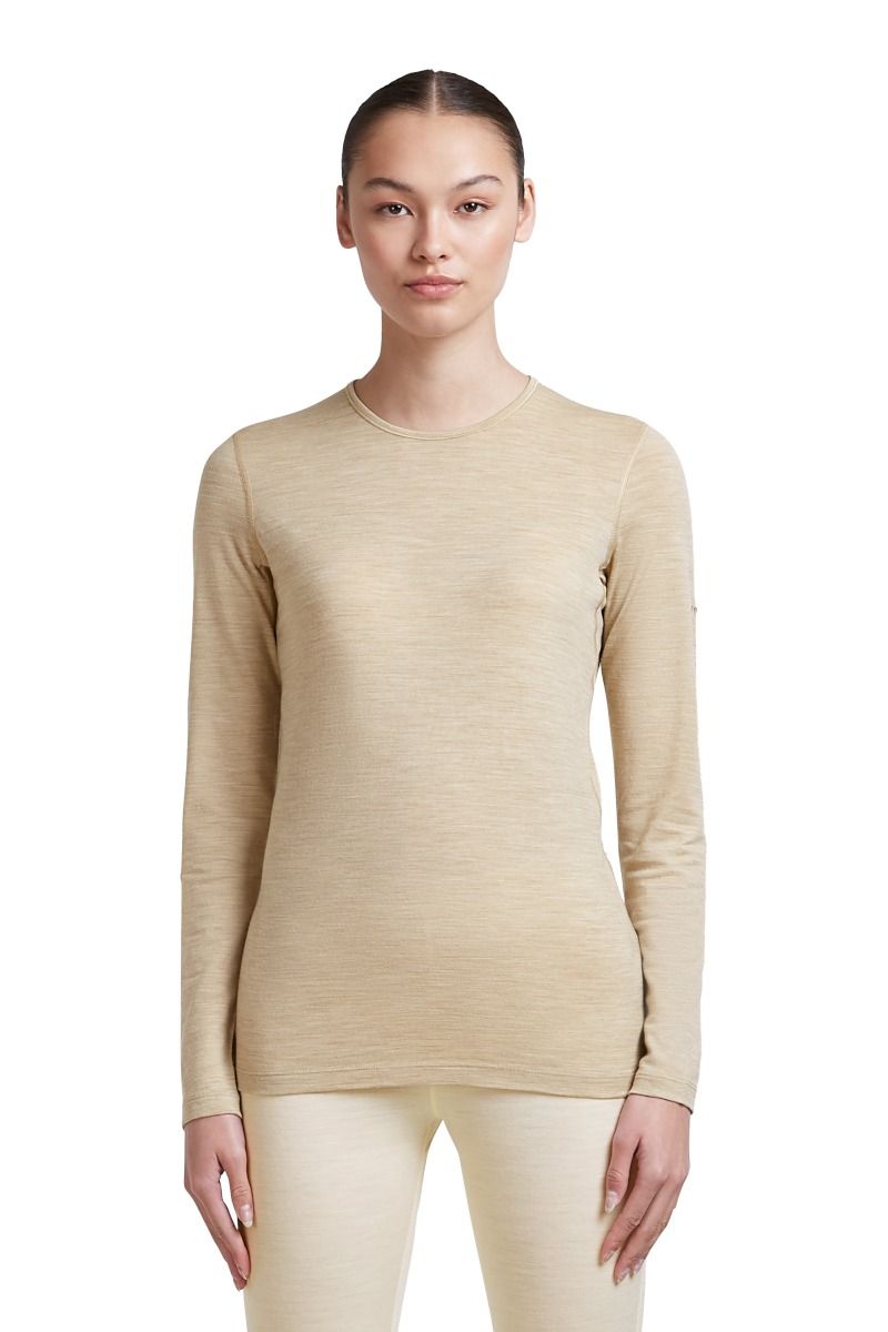 KOSZULKA 200 OASIS LS CREWE WOMEN-BAY HTHR