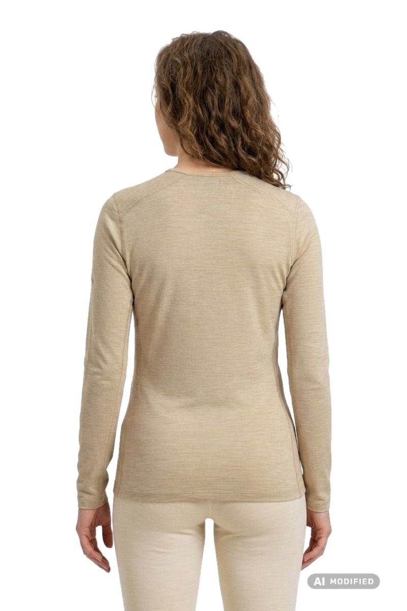 KOSZULKA 200 OASIS LS CREWE WOMEN-BAY HTHR