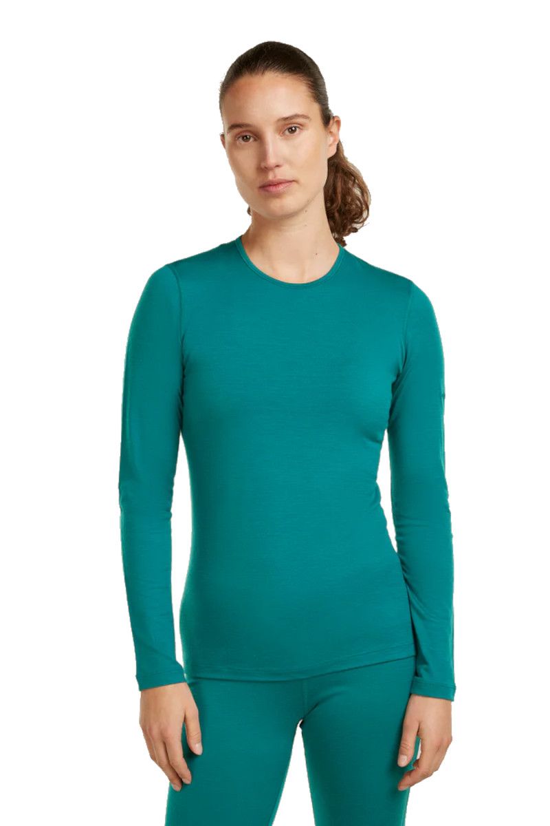 KOSZULKA 200 OASIS LS CREWE WOMEN-TIDAL TEAL