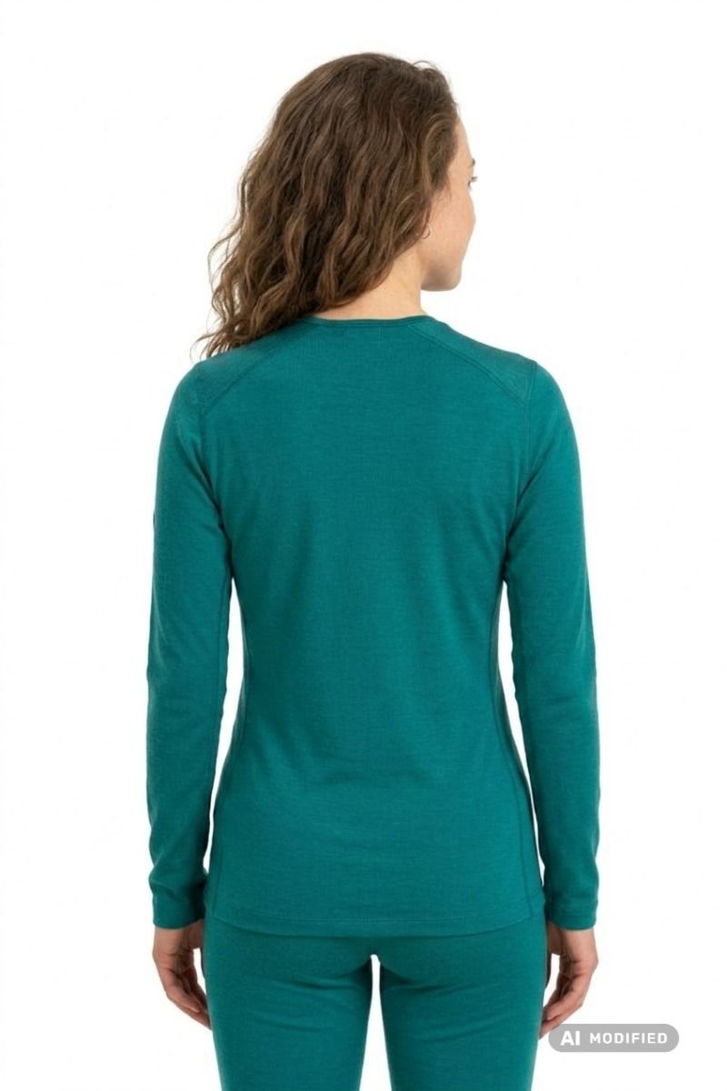 KOSZULKA 200 OASIS LS CREWE WOMEN-TIDAL TEAL