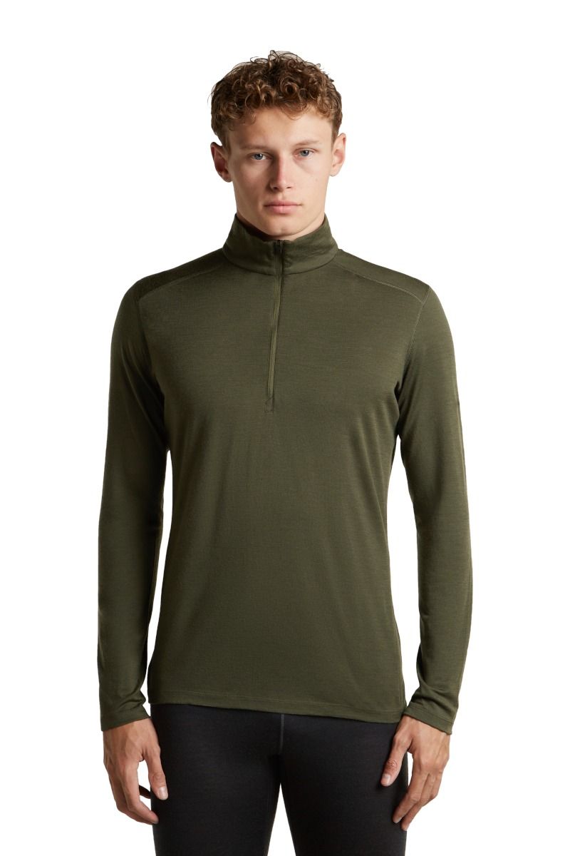 KOSZULKA 200 OASIS LS HALF ZIP-DK LODEN