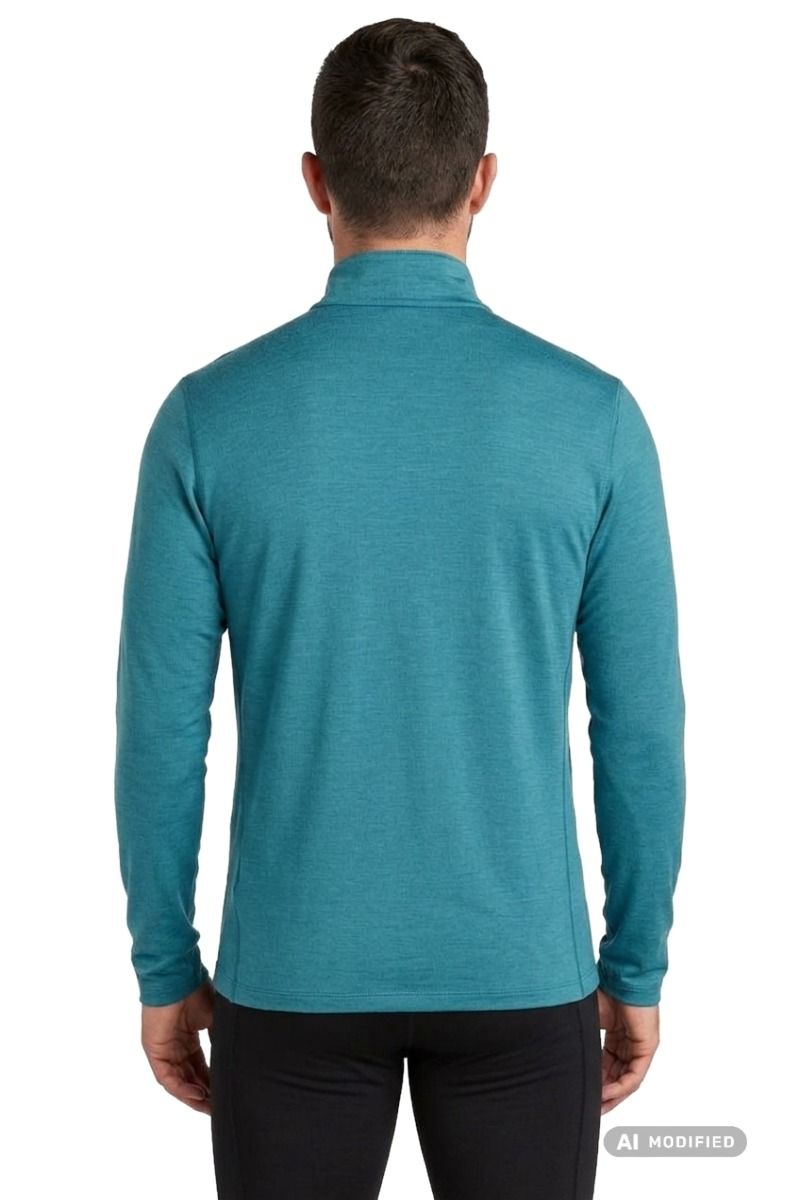 KOSZULKA 200 OASIS LS HALF ZIP-TOPAZ