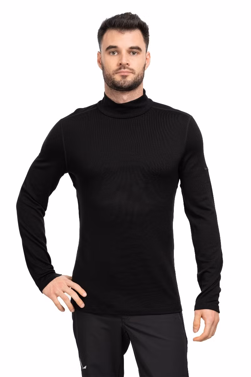 KOSZULKA 260 TECH LS TURTLENECK-BLACK