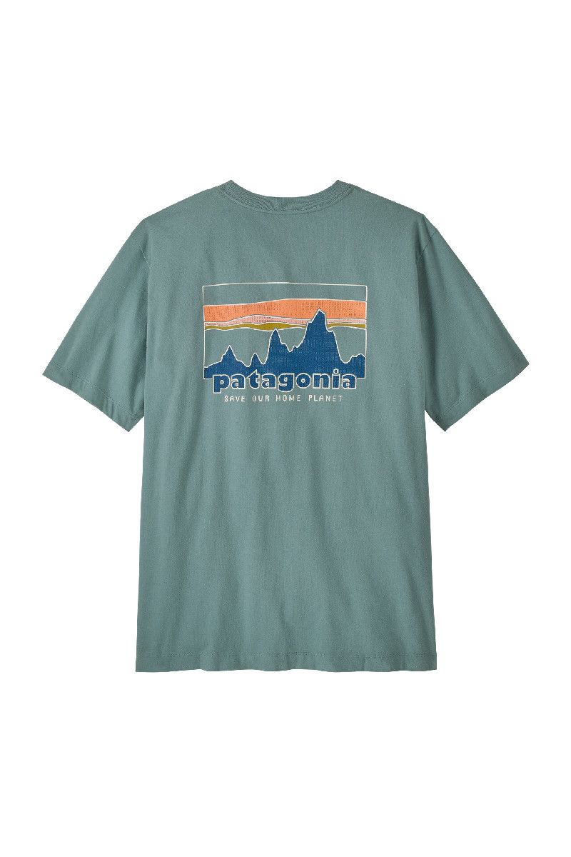 KOSZULKA '73 SKYLINE T-SHIRT-BLUE SAGE