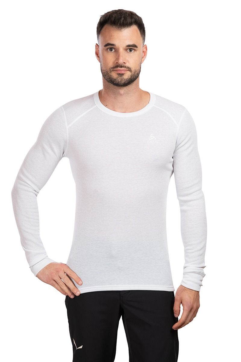 KOSZULKA ACTIVE WARM BI TOP CREW NECK LS-WHITE