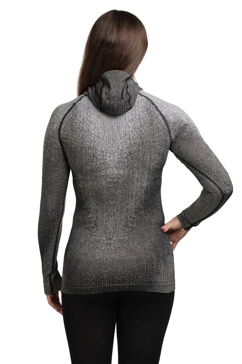KOSZULKA BLACKCOMB ECO BL TOP FACEMASK LS WOMEN-BLACK