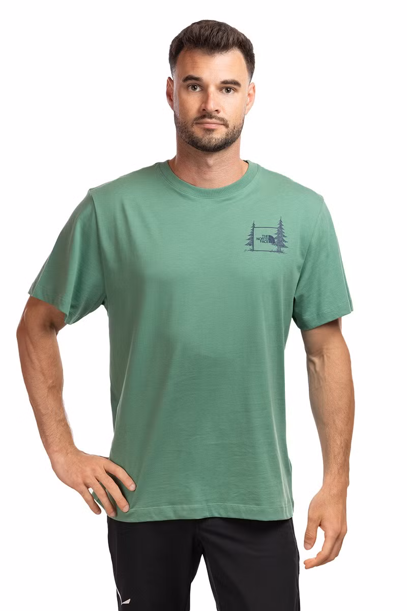 KOSZULKA CAMPING RELAXED SS-DIMMED ALGAE