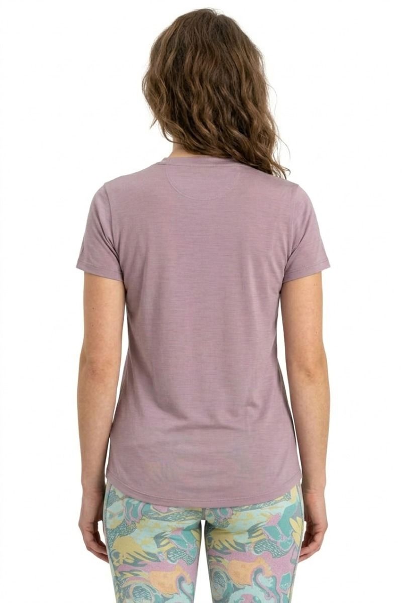 KOSZULKA CAP COOL MERINO GRAPHIC WOMEN-MULTI-PITCH-QUIET VIOLET