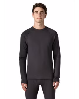 KOSZULKA CAP THERMAL WEIGHT CREW-BLACK