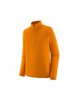 KOSZULKA CAP THERMAL WEIGHT ZIP NECK-AUTUMN ORANGE