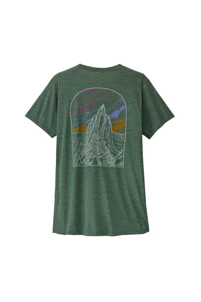 KOSZULKA CAPILENE COOL DAILY SHIRT CLOUD CRAG WOMEN-CANOPY GREEN-LIGHT CANOPY GREEN-X-DYE