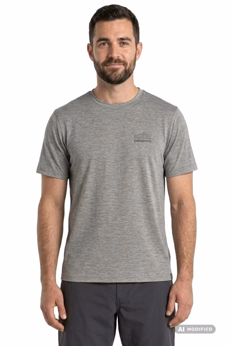 KOSZULKA CAPILENE COOL DAILY SHIRT STRATASPIRE-FEATHER GREY