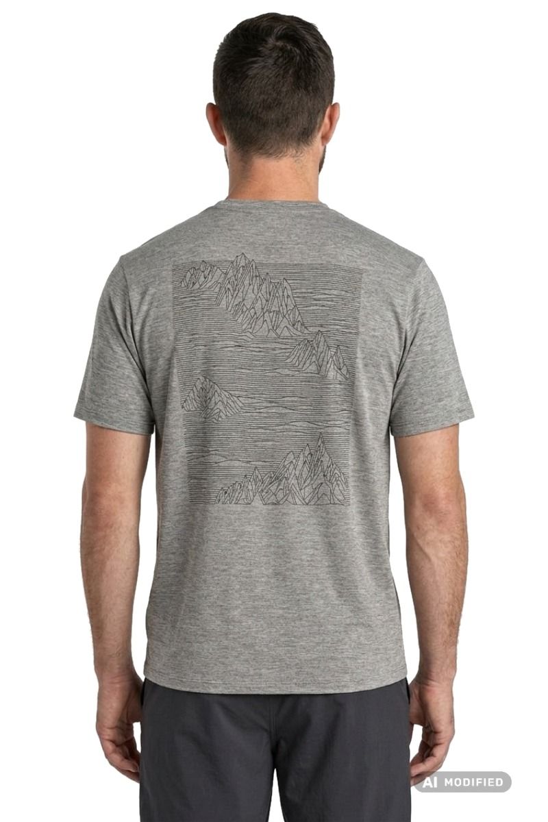 KOSZULKA CAPILENE COOL DAILY SHIRT STRATASPIRE-FEATHER GREY