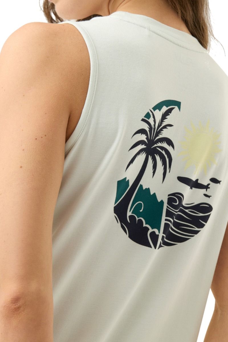 KOSZULKA CATALINA BAMBOO TANK WOMEN-LIGHT GREY