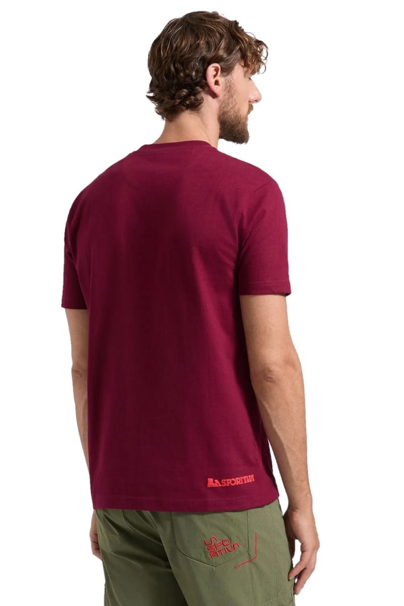 KOSZULKA CIRCLE LOGO-REDWOOD-MOUNTAIN RED