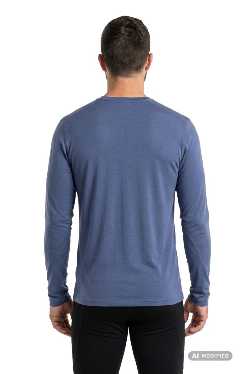 KOSZULKA CLASSIC ALL-SEASON MERINO BASE LAYER CREW BOXED-NIGHTFALL BLUE