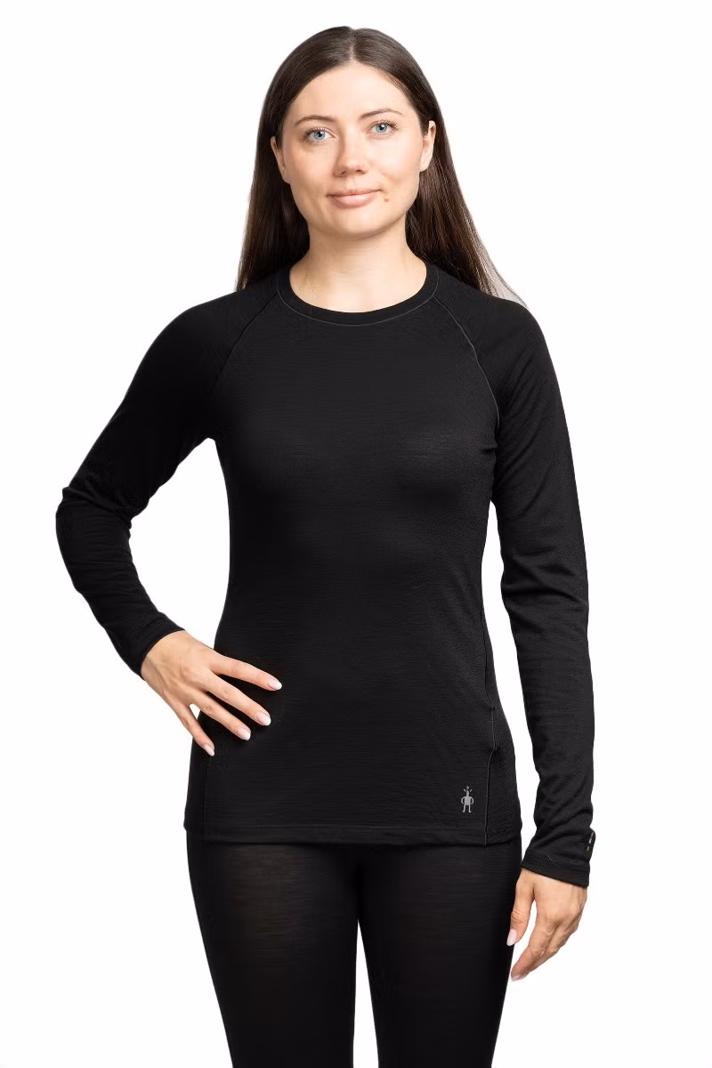 KOSZULKA CLASSIC ALL SEASON MERINO BASE LAYER LS WOMEN-BLACK