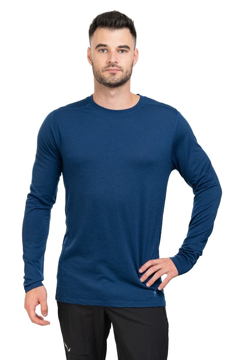 KOSZULKA CLASSIC ALL SEASON PLANT BASED DYE MERINO BASE LAYER LS-INDIGO BLUE
