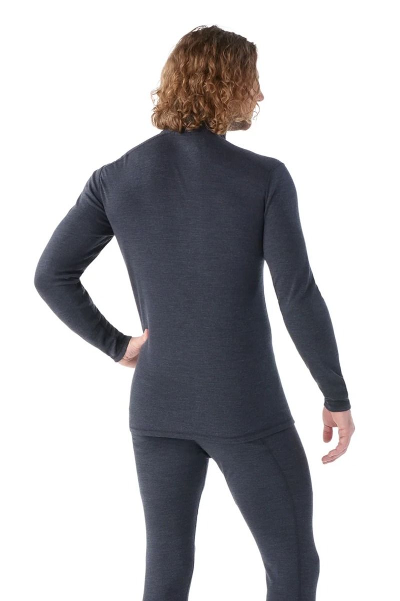 KOSZULKA CLASSIC THERMAL MERINO BASE LAYER 1/4 ZIP-CHARCOAL HEATHER