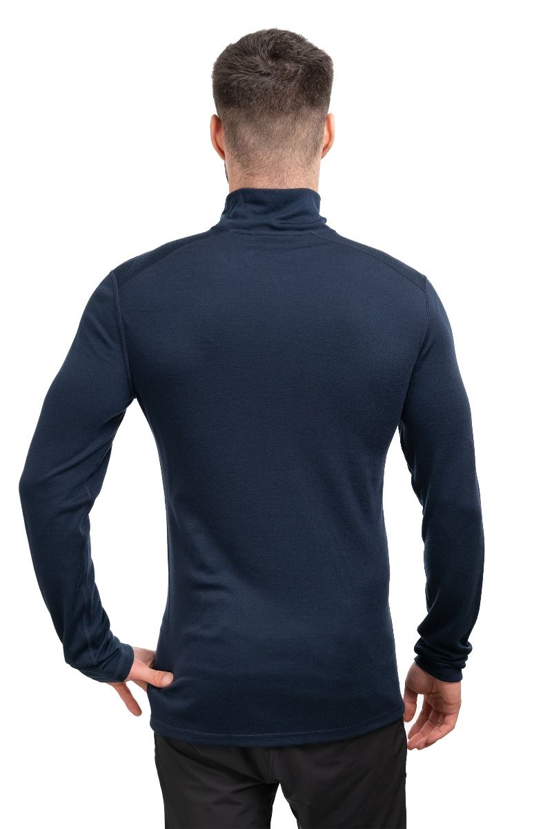 KOSZULKA CLASSIC THERMAL MERINO BASE LAYER 1/4 ZIP-DEEP NAVY