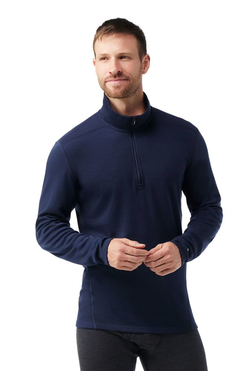 KOSZULKA CLASSIC THERMAL MERINO BASE LAYER 1/4 ZIP-DEEP NAVY