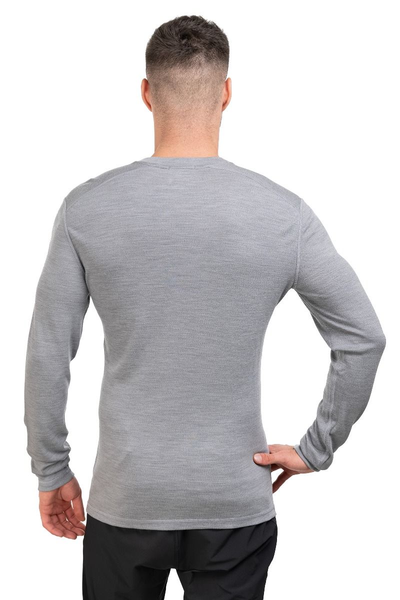KOSZULKA CLASSIC THERMAL MERINO BASE LAYER CREW-LIGHT GRAY HEATHER