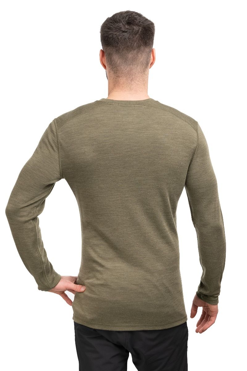 KOSZULKA CLASSIC THERMAL MERINO BASE LAYER CREW-WINTER MOSS HEATHER