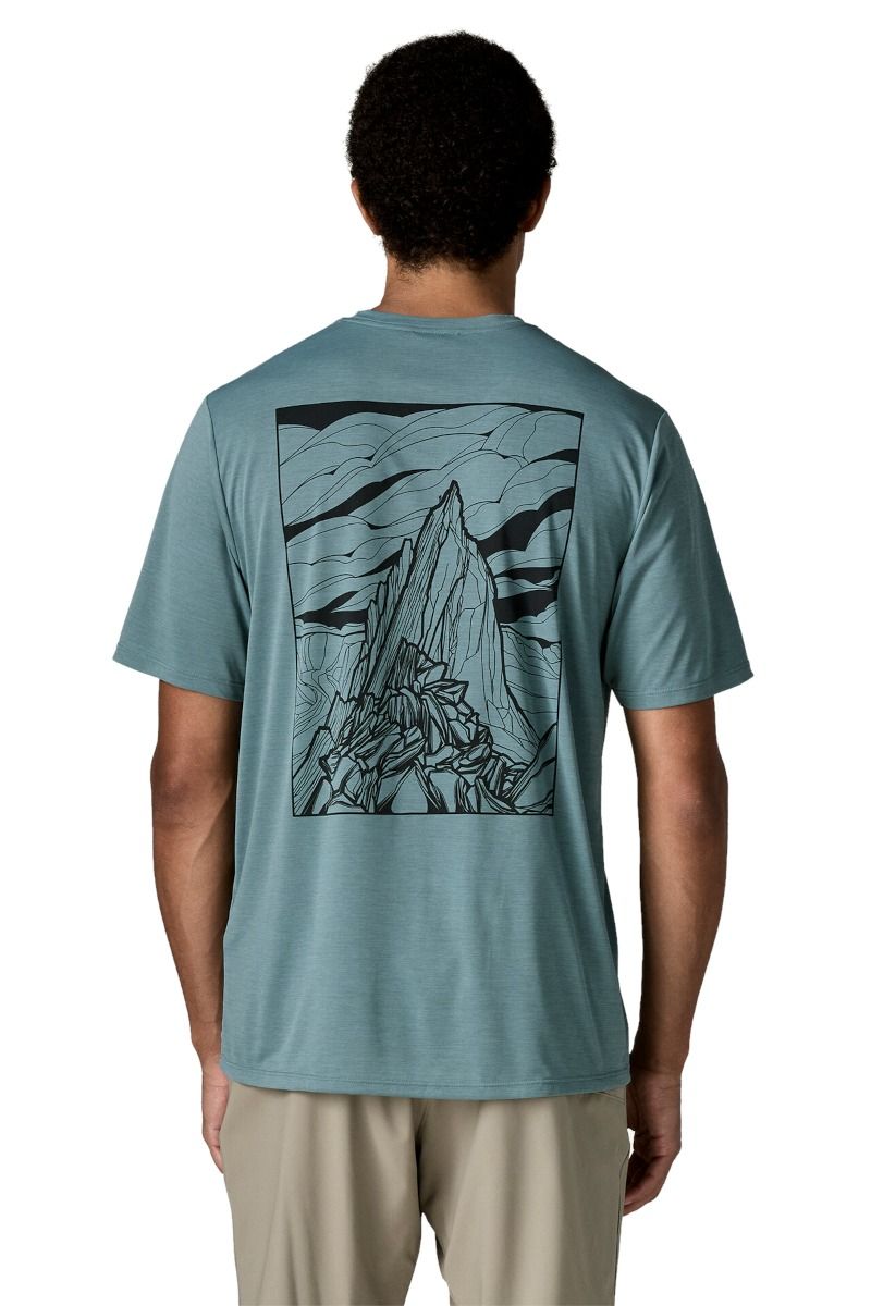 KOSZULKA CLOUD CRAG T-SHIRT-BLUE SAGE-LIGHT BLUE SAGE X-DYE