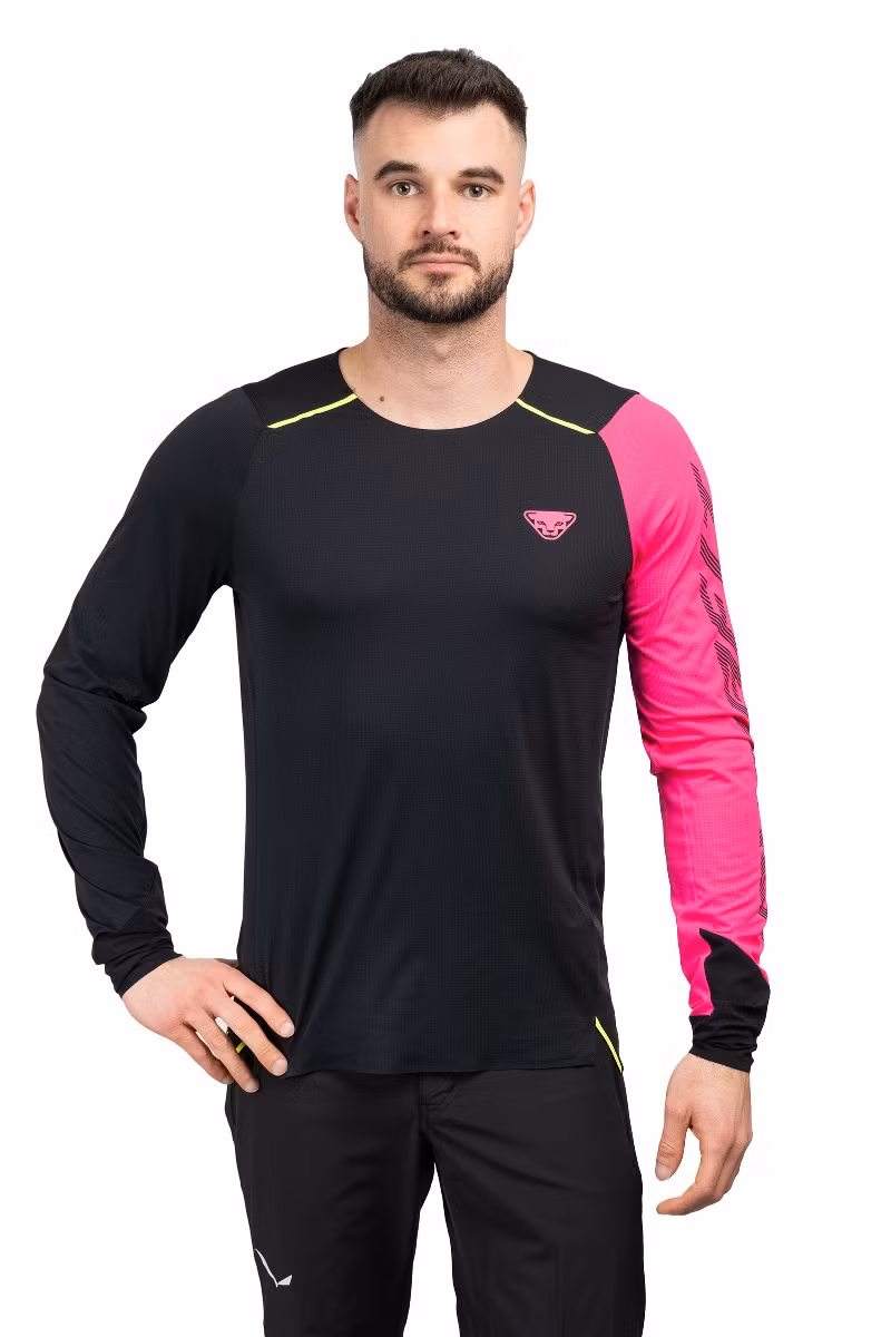 KOSZULKA DNA LONGSLEEVE-PINK GLO-0910