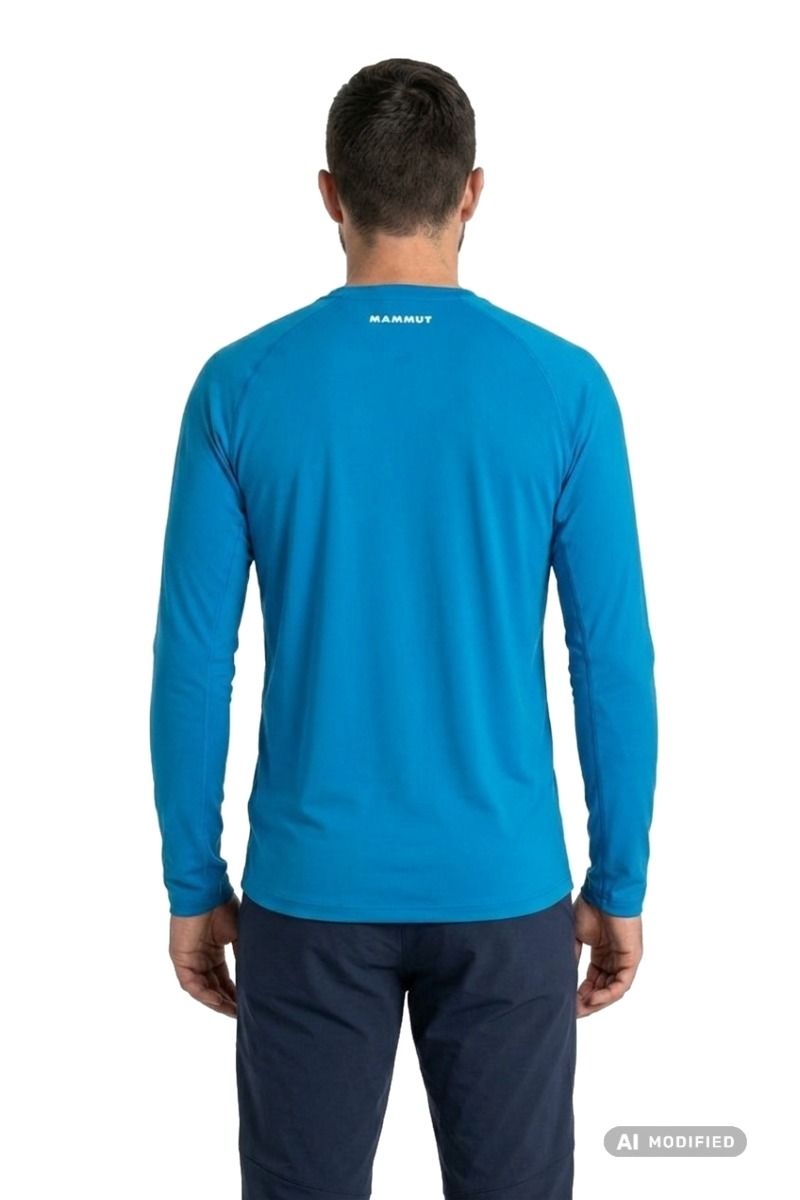 KOSZULKA DUCAN FL LONGSLEEVE-GLACIER BLUE