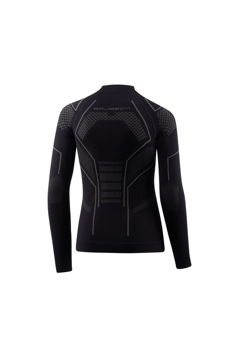 KOSZULKA DZIECIĘCA THERMO JUNIOR LS16120-BLACK-GRAPHITE