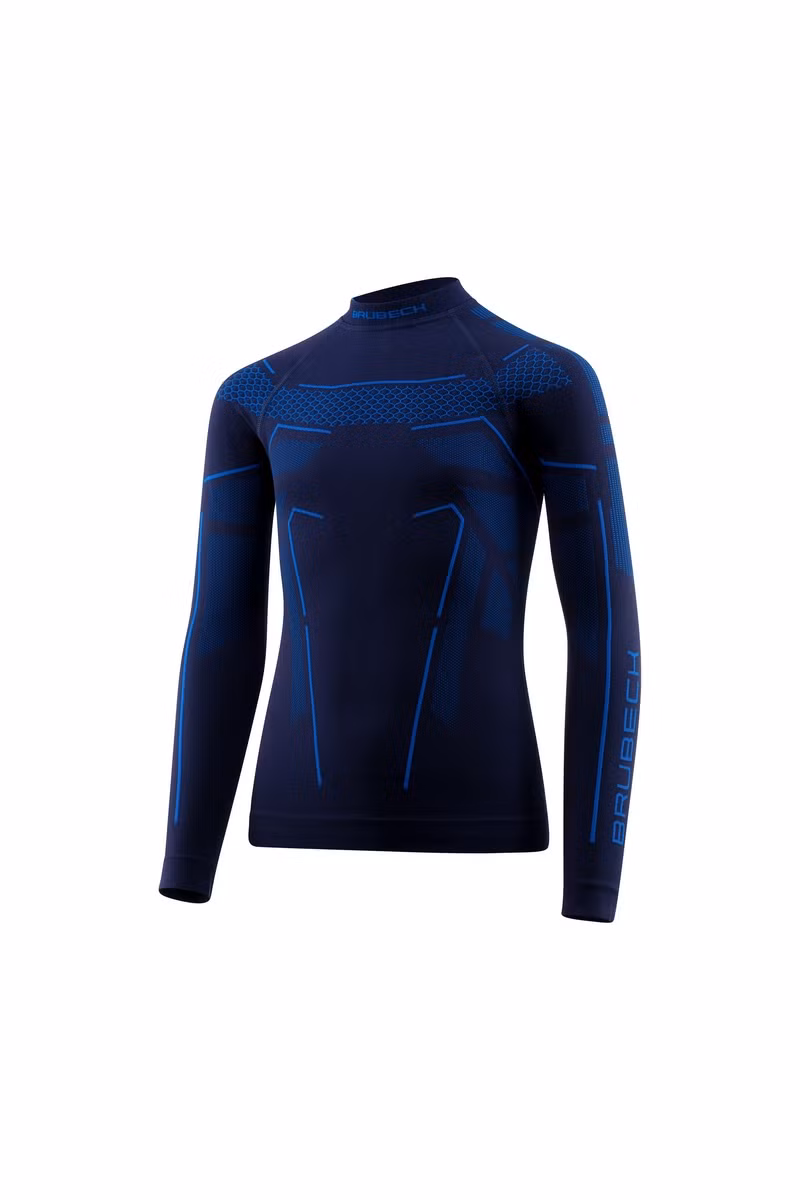 KOSZULKA DZIECIĘCA THERMO JUNIOR LS16120-DARK BLUE-BLUE