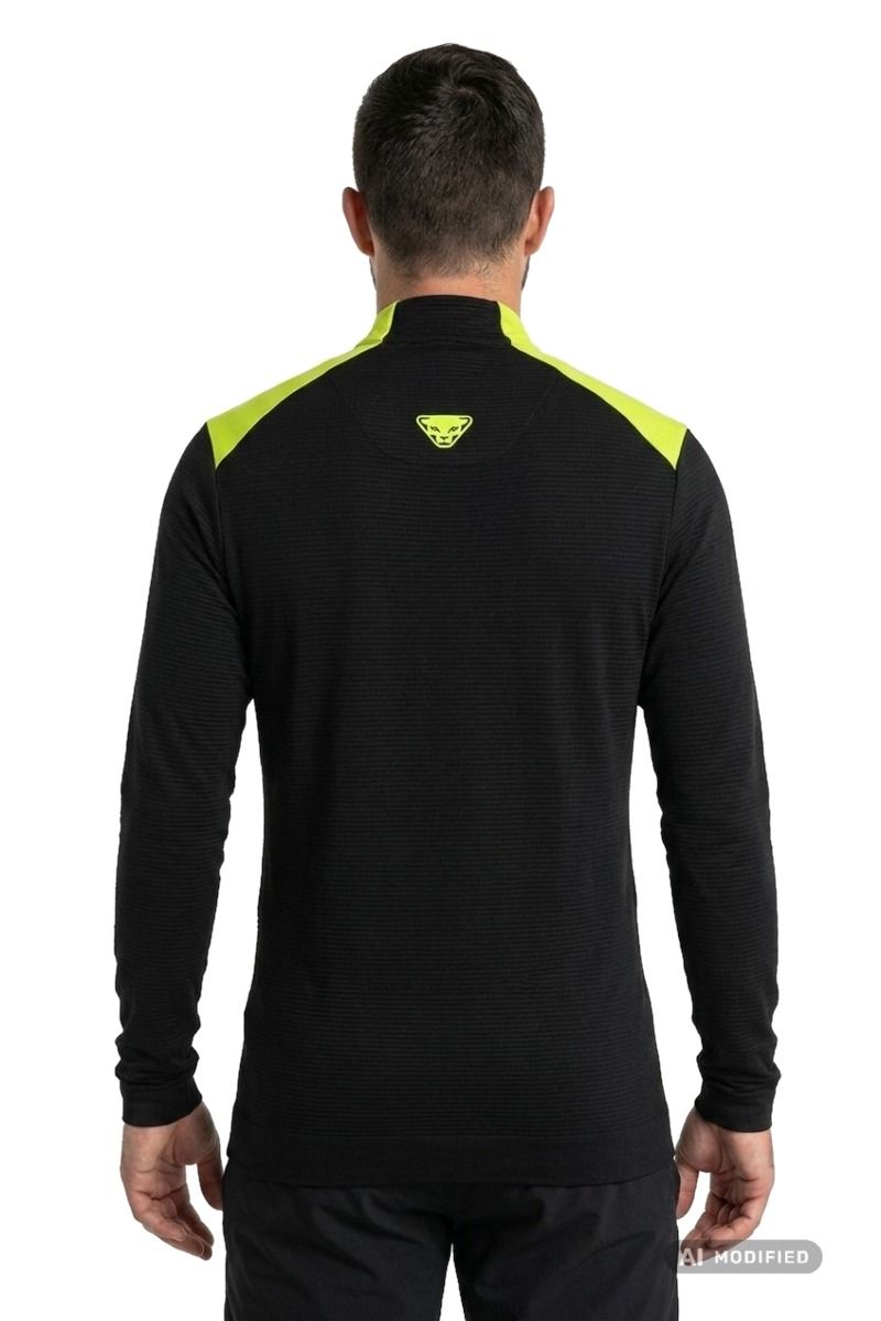 KOSZULKA ELEVATION LONGSLEEVE-LIME PUNCH-0910