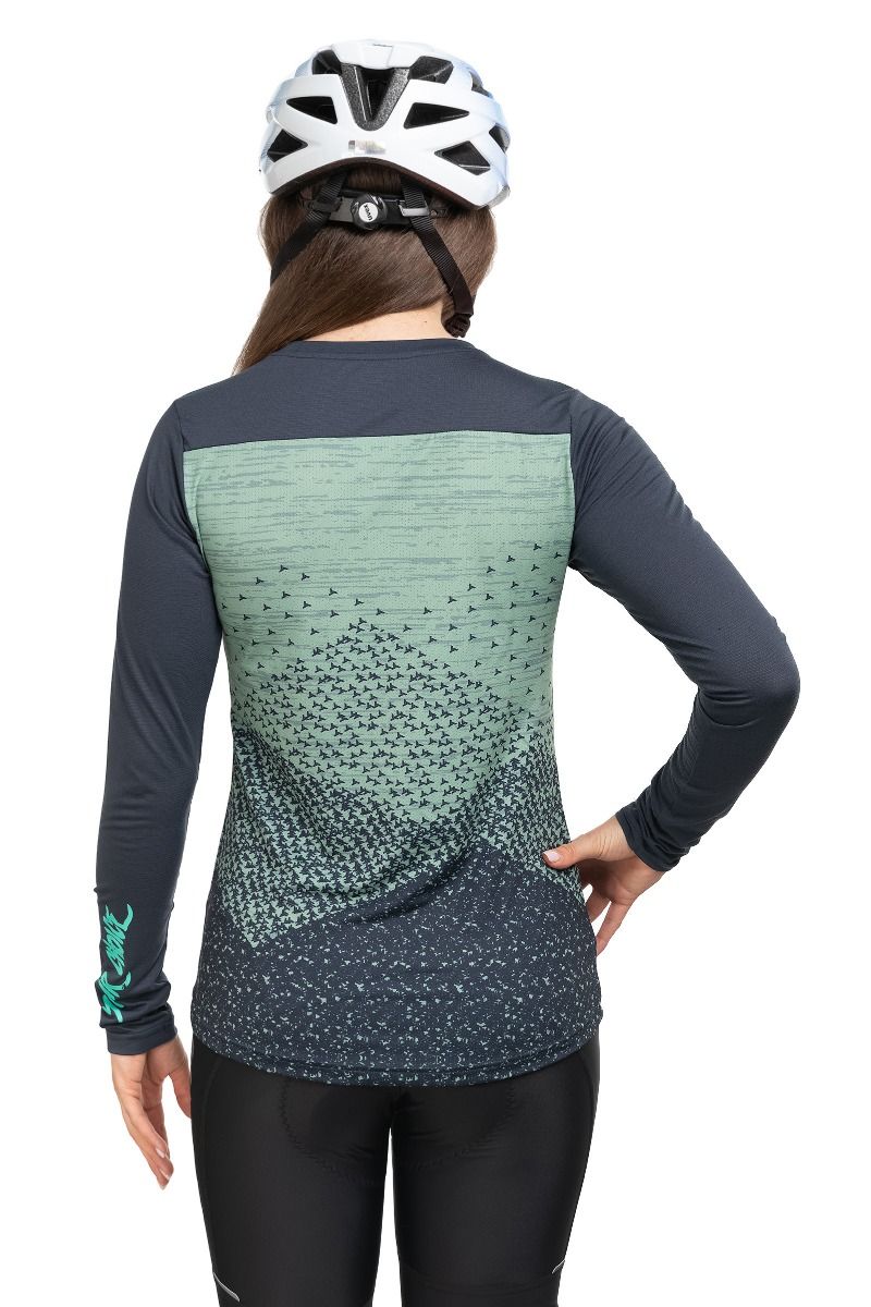 KOSZULKA ELLA WOMEN-NAVY-GREEN
