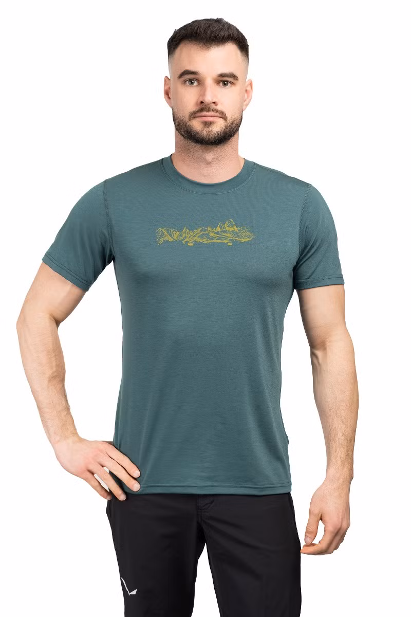 KOSZULKA GROUNDUP SKYLINE TEE-FERN