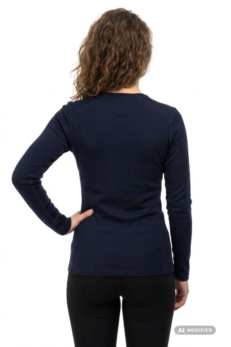 KOSZULKA ICEBREAKER 260 TECH LS CREWE WOMEN - MIDNIGHT NAVY