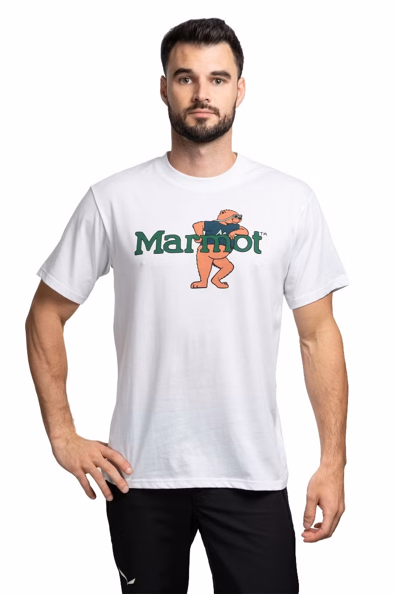 KOSZULKA LEANING MARTY TEE SS-WHITE-CLOVER