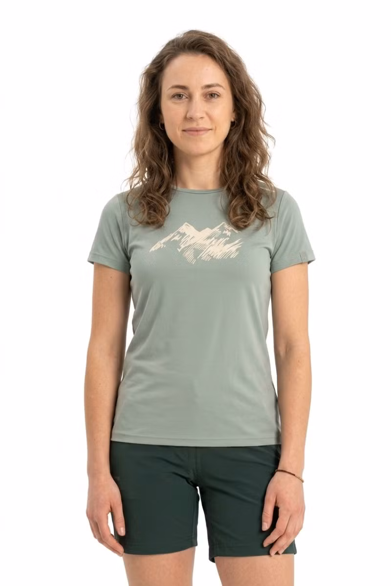KOSZULKA LENTA BAMBOO LIGHT LADY-GREEN-BEIGE