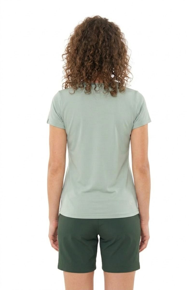 KOSZULKA LENTA BAMBOO LIGHT LADY-GREEN-BEIGE