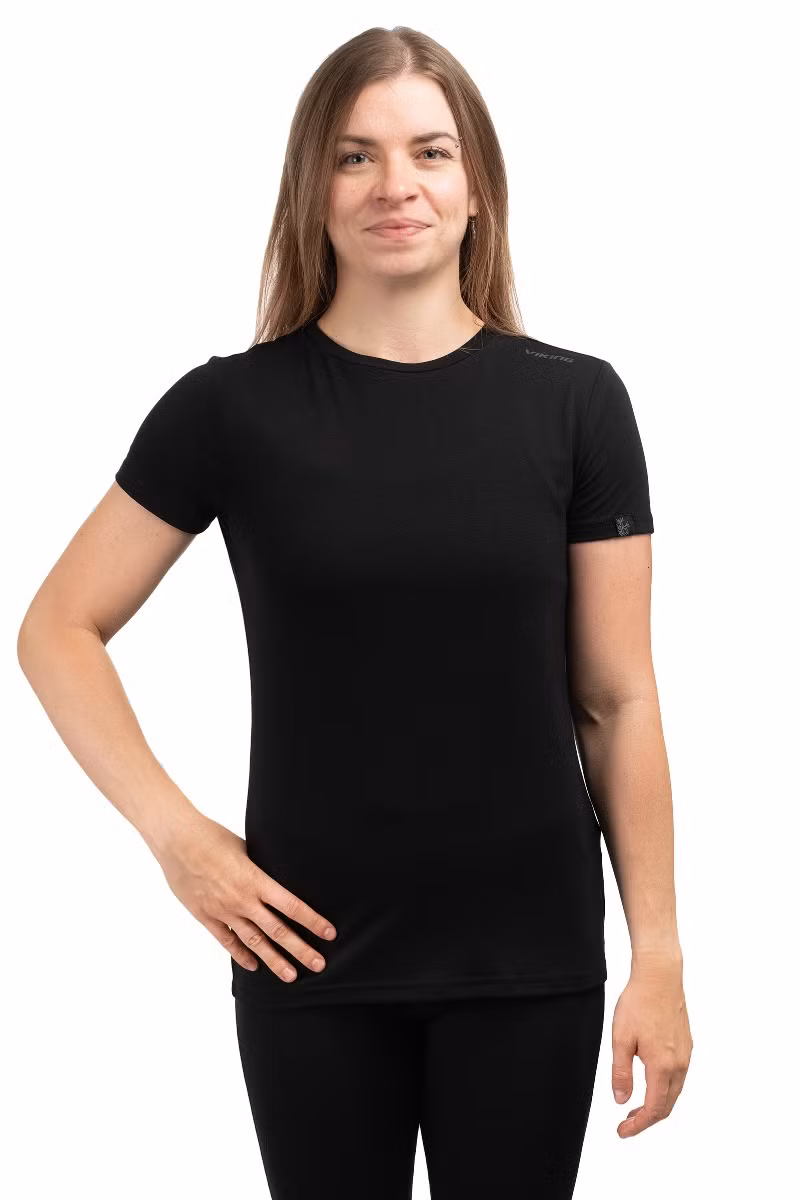 KOSZULKA LENTA BAMBOO LIGHT LADY-BLACK