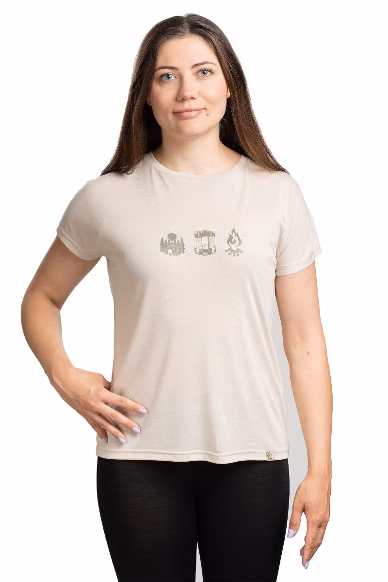 KOSZULKA LIKELO WOMEN-BEIGE