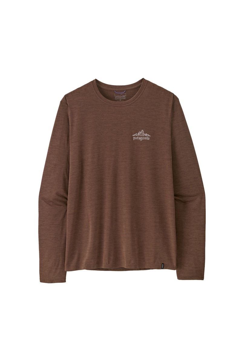 KOSZULKA LONG-SLEEVED CAPILENE COOL DAILY SHIRT CLOUD CRAG-BERM BROWN-LIGHT BERM BROWN-X-DYE
