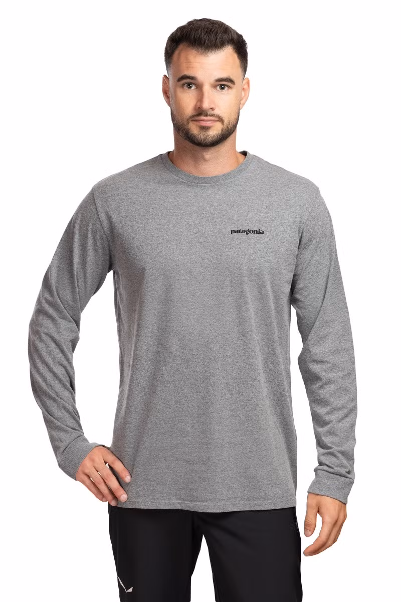 KOSZULKA LONG-SLEEVED P-6 LOGO RESPONSIBILI-TEE-GRAVEL HEATHER