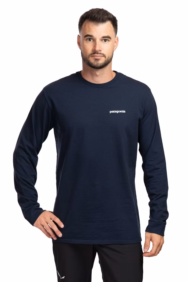 KOSZULKA LONG-SLEEVED P-6 LOGO RESPONSIBILI-TEE-NEW NAVY