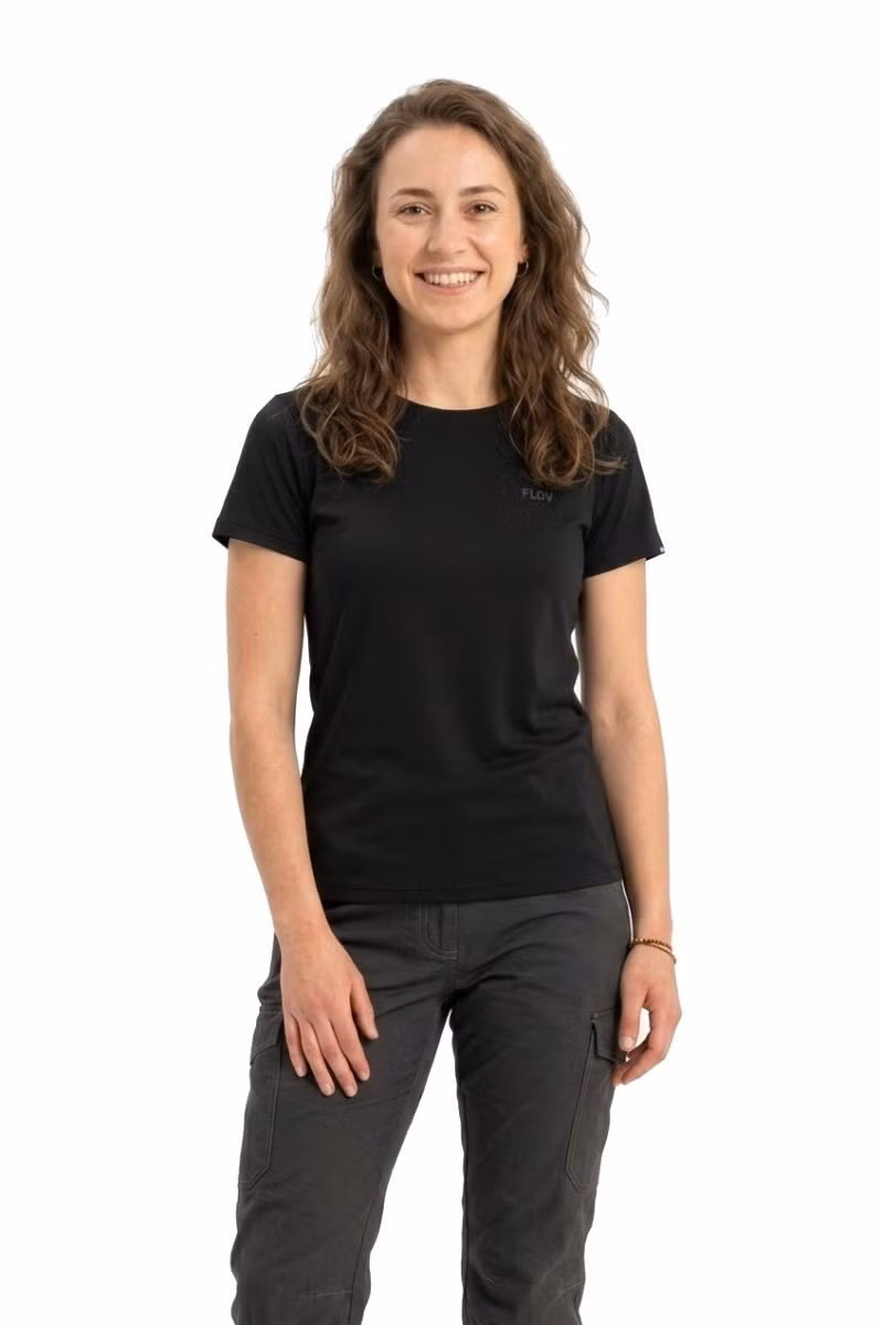 KOSZULKA MANRESA BAMBOO WOMEN-BLACK
