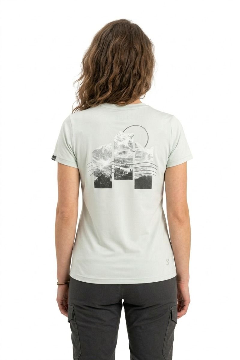 KOSZULKA MANRESA BAMBOO WOMEN-LIGHT GREY