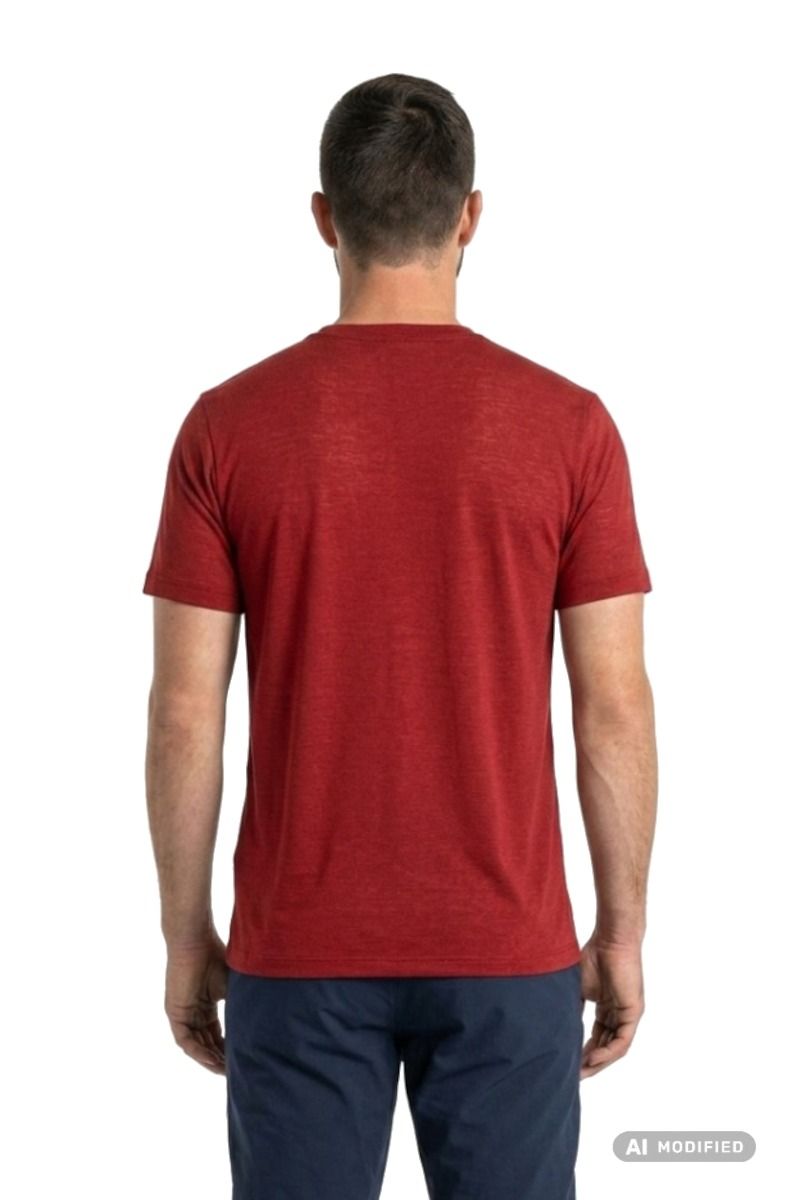 KOSZULKA MASSONE LIGHT T-SHIRT-DARK MAMMUT RED