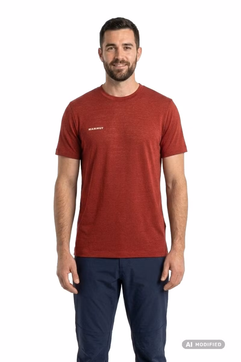 KOSZULKA MASSONE LIGHT T-SHIRT-DARK MAMMUT RED