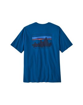 KOSZULKA MENS '73 SKYLINE ORGANIC T-SHIRT-ENDLESS BLUE